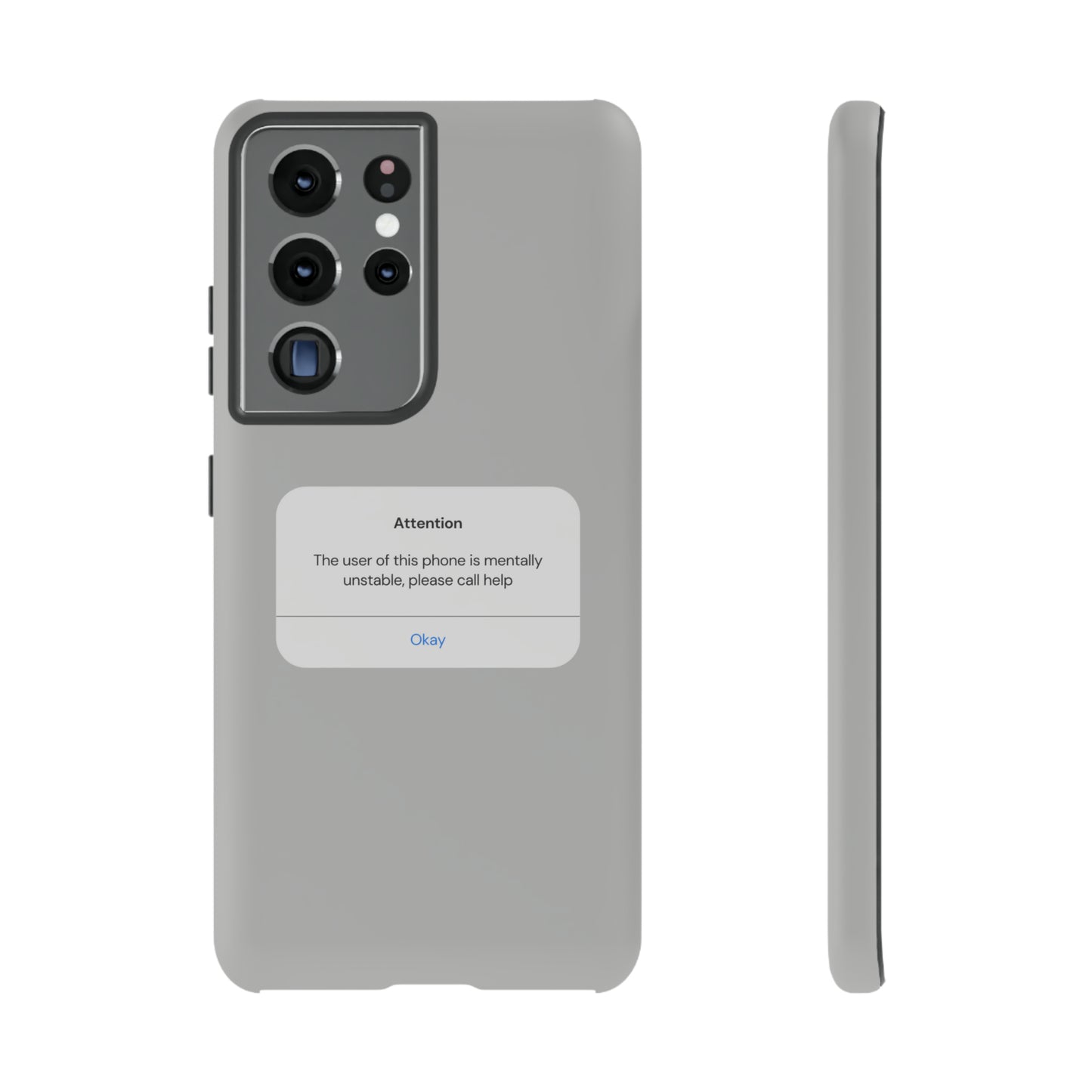 "Attention Notification" Premium Quality Phone Case