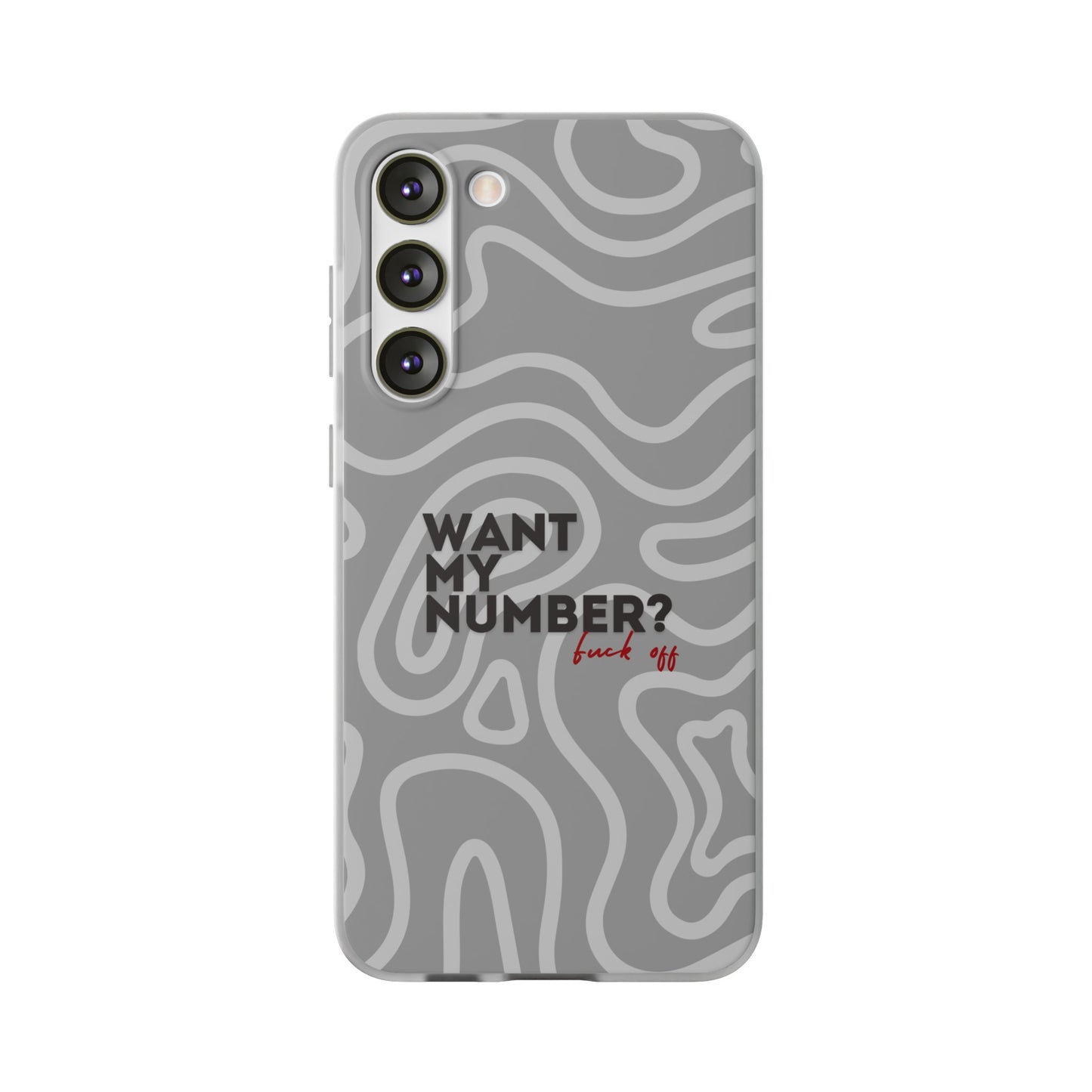 "Want my number?" High Quality Phone Case