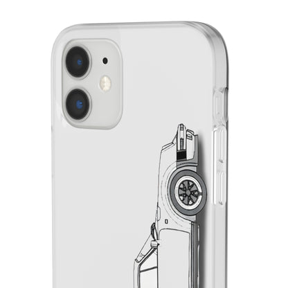 "Car Blueprint 2" High Quality Phone Case