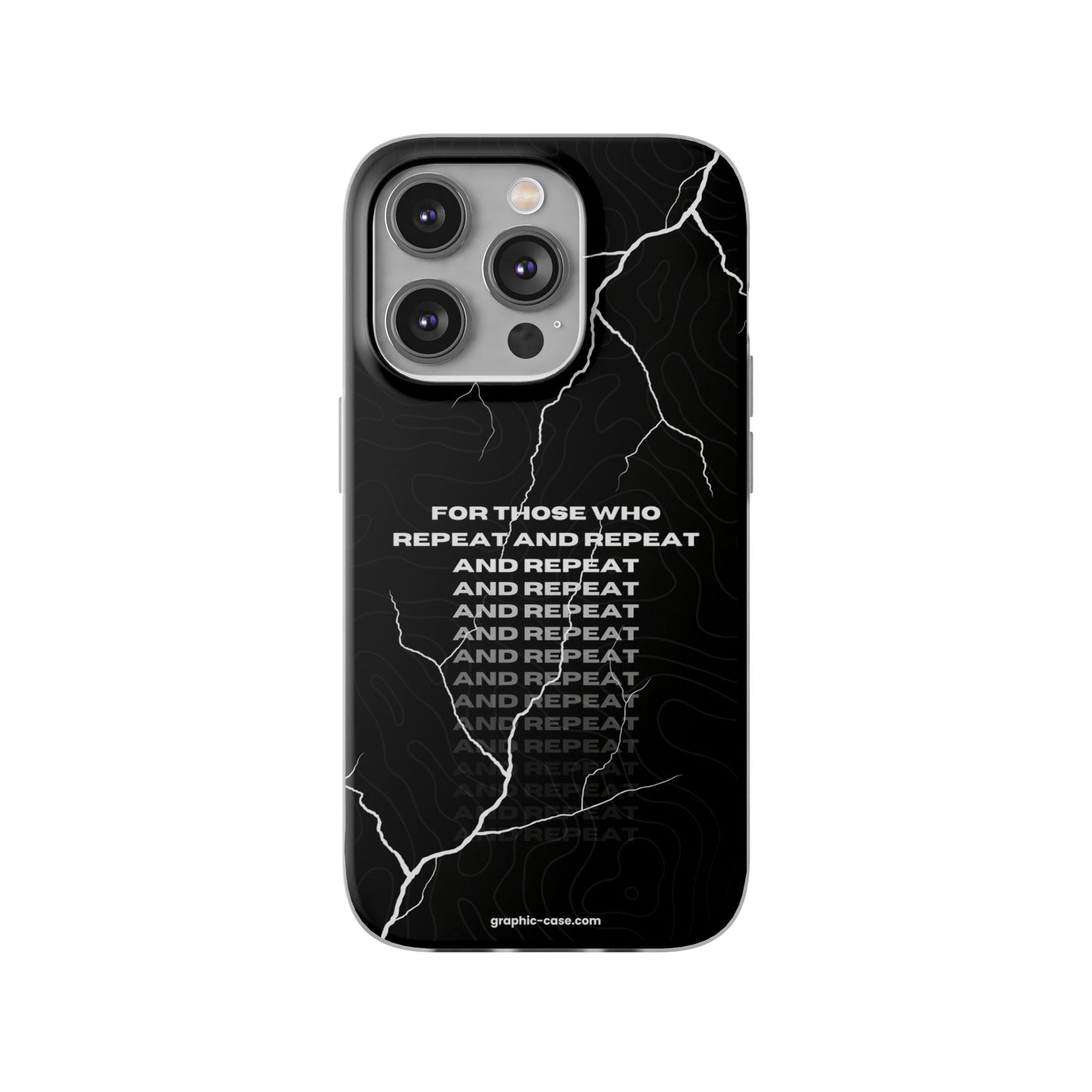 "For those who repeat and repeat..." High Quality Phone Case