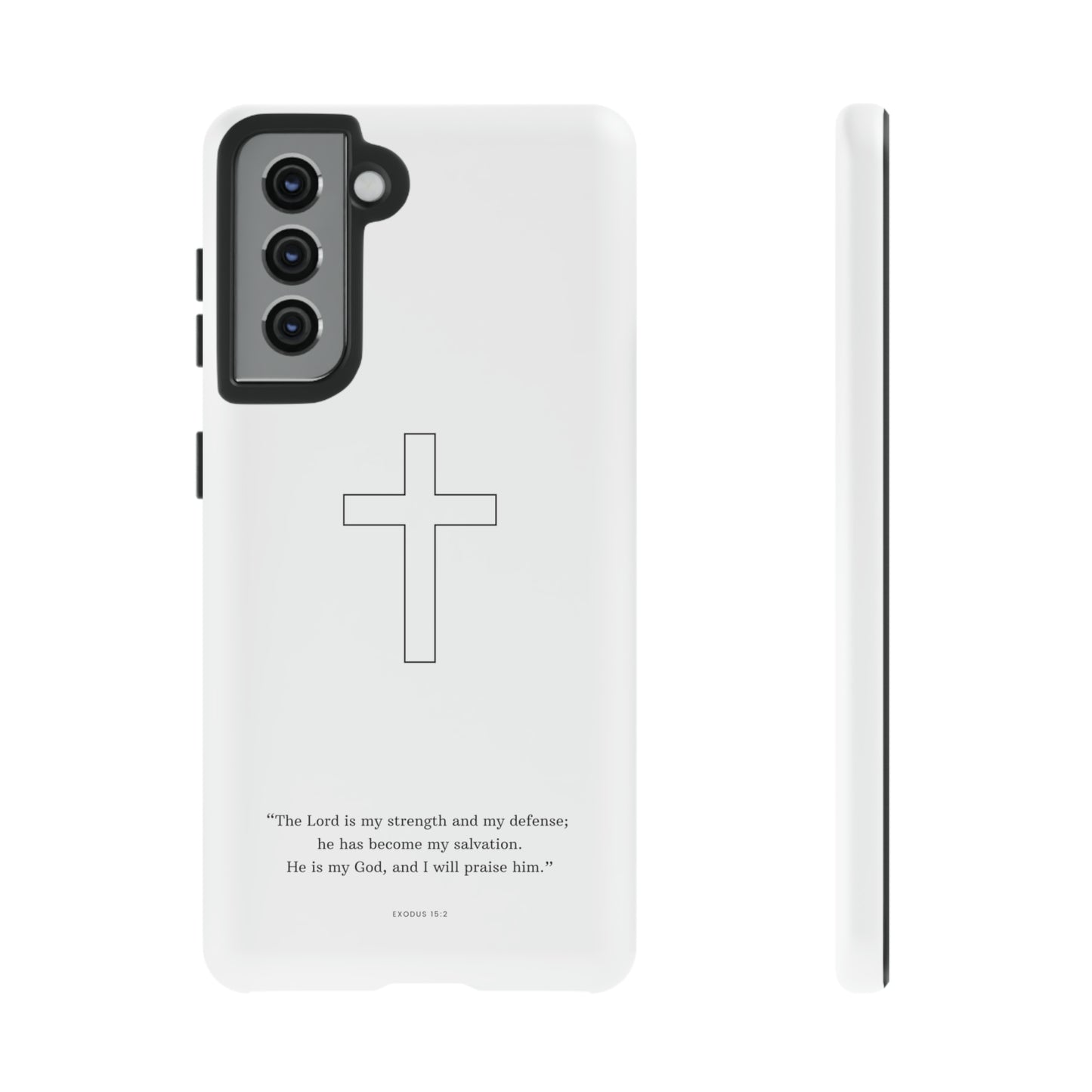 "Exodus 15:2" Premium Quality Phone Case