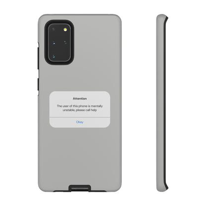 "Attention Notification" Premium Quality Phone Case