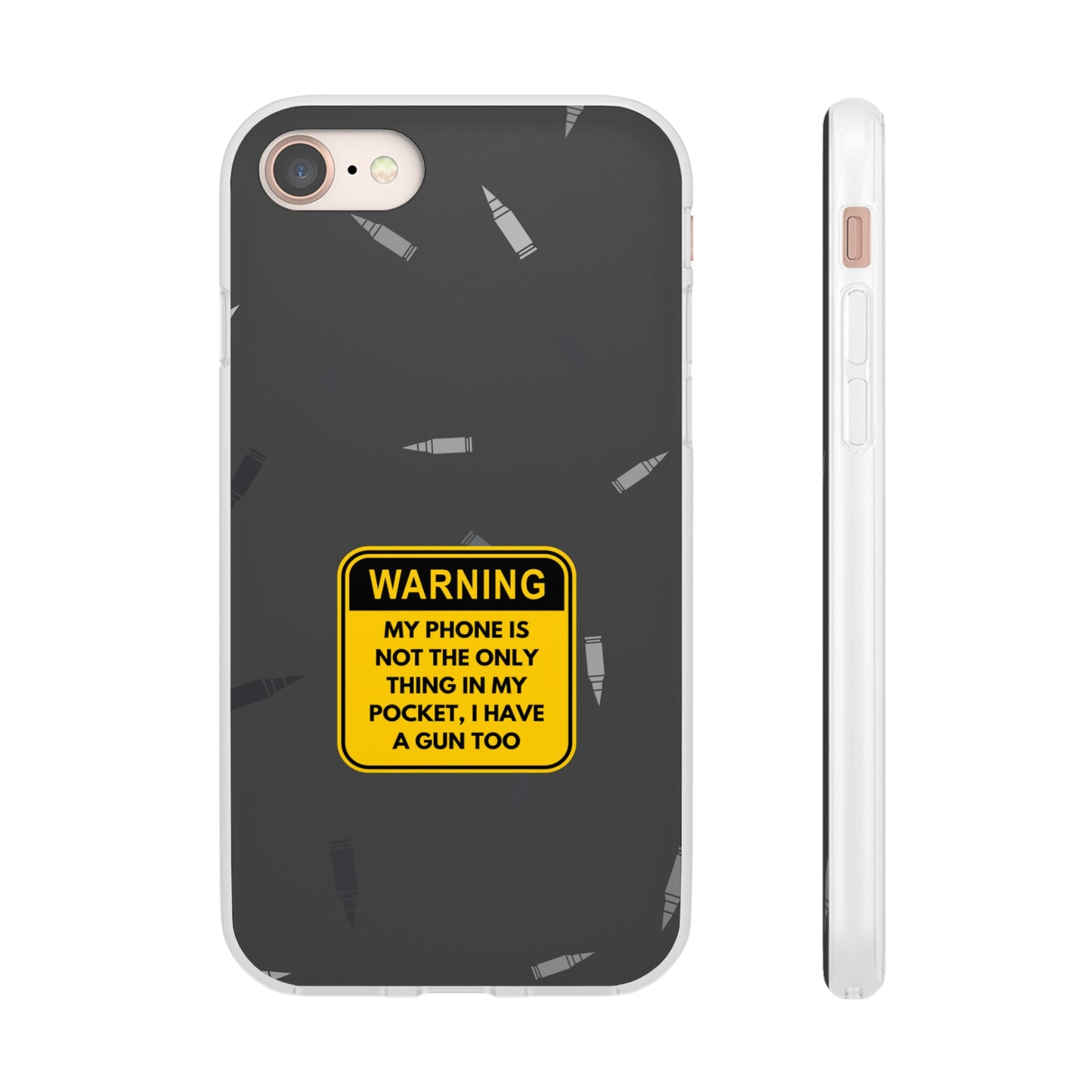 "Warning, my phone is not the only thing in my pocket" High Quality Phone Case