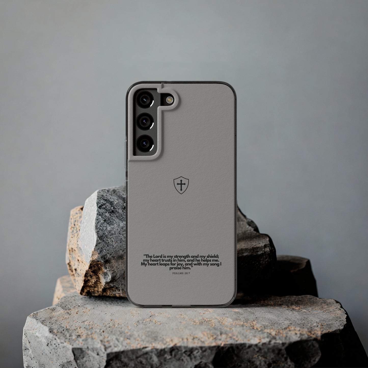 "Psalm 28:7" High Quality Phone Case