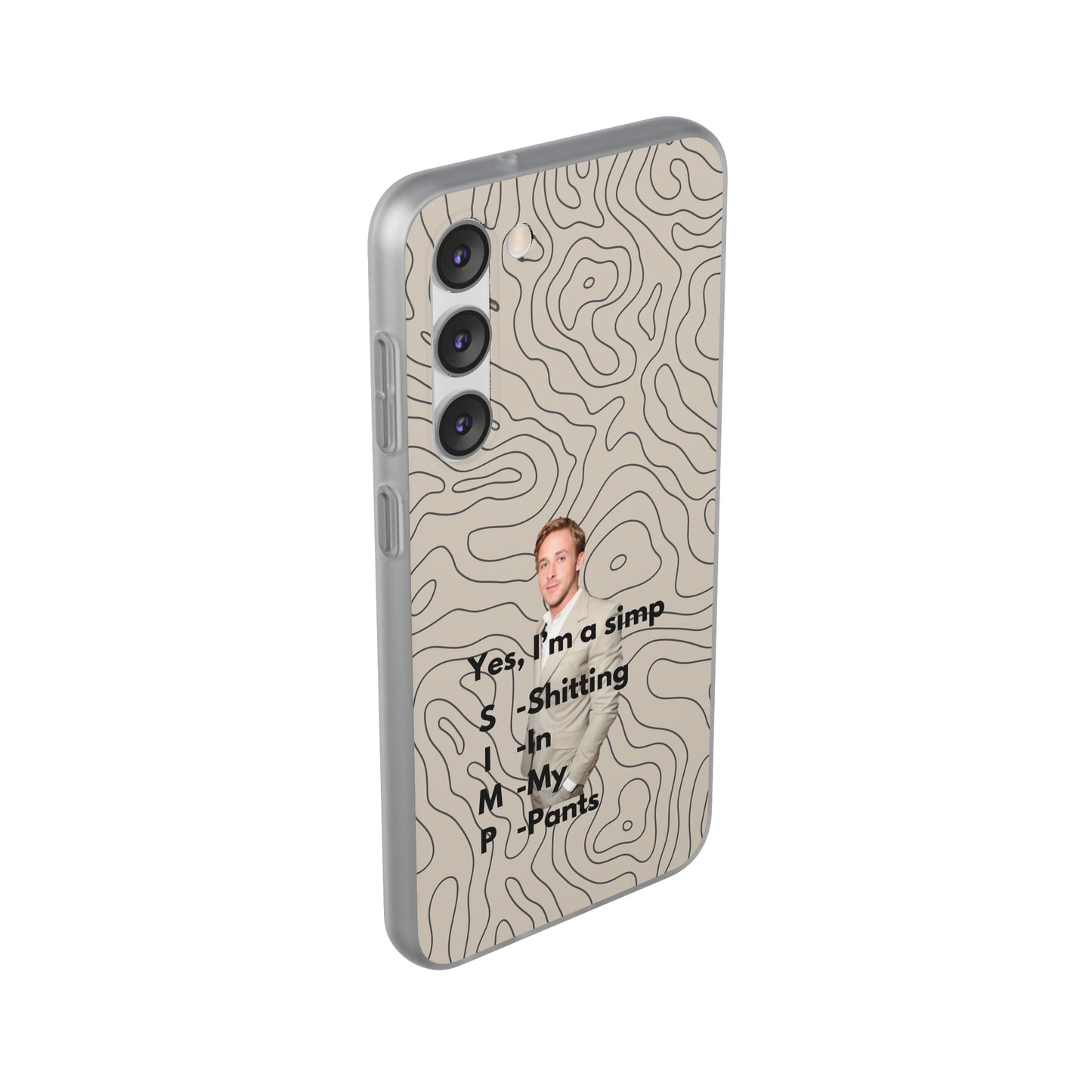 "Yes, I'm a simp" High Quality Phone Case