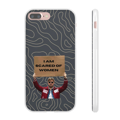 "I am scared of women" High Quality Phone Case