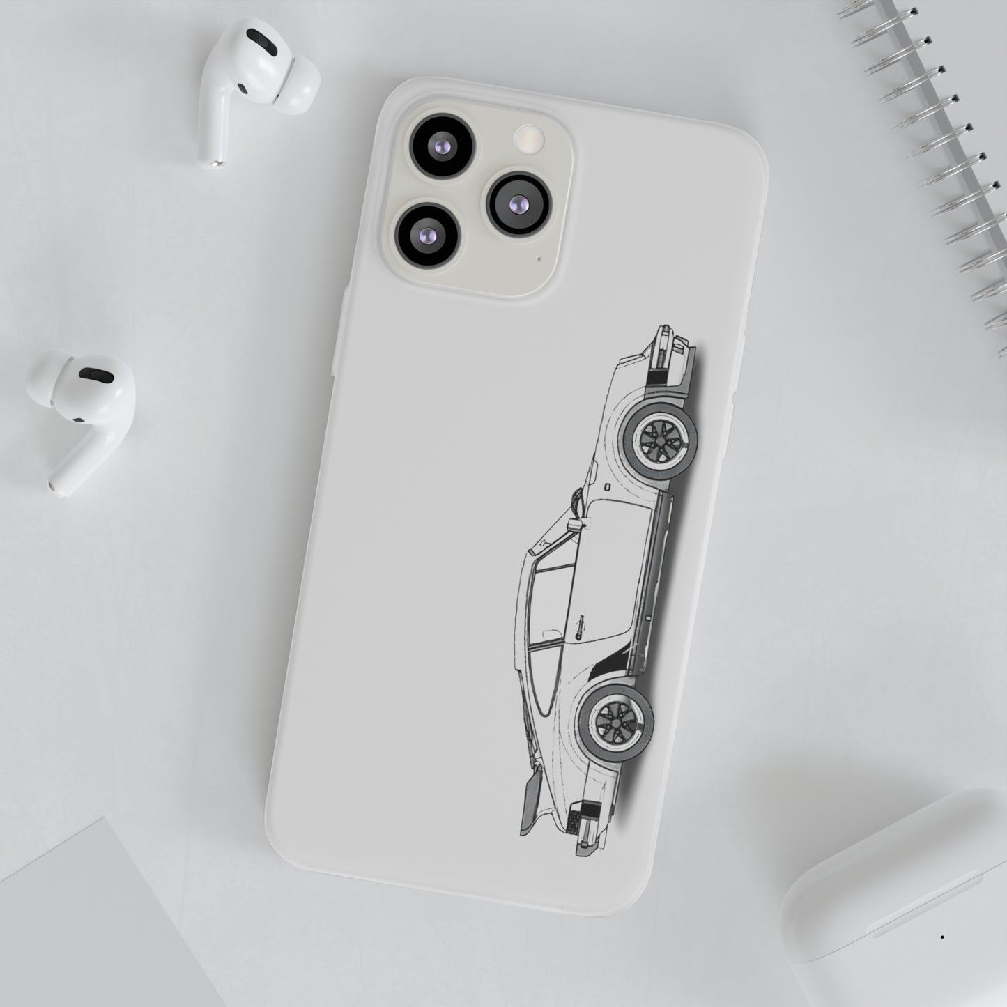 "Car Blueprint 2" High Quality Phone Case