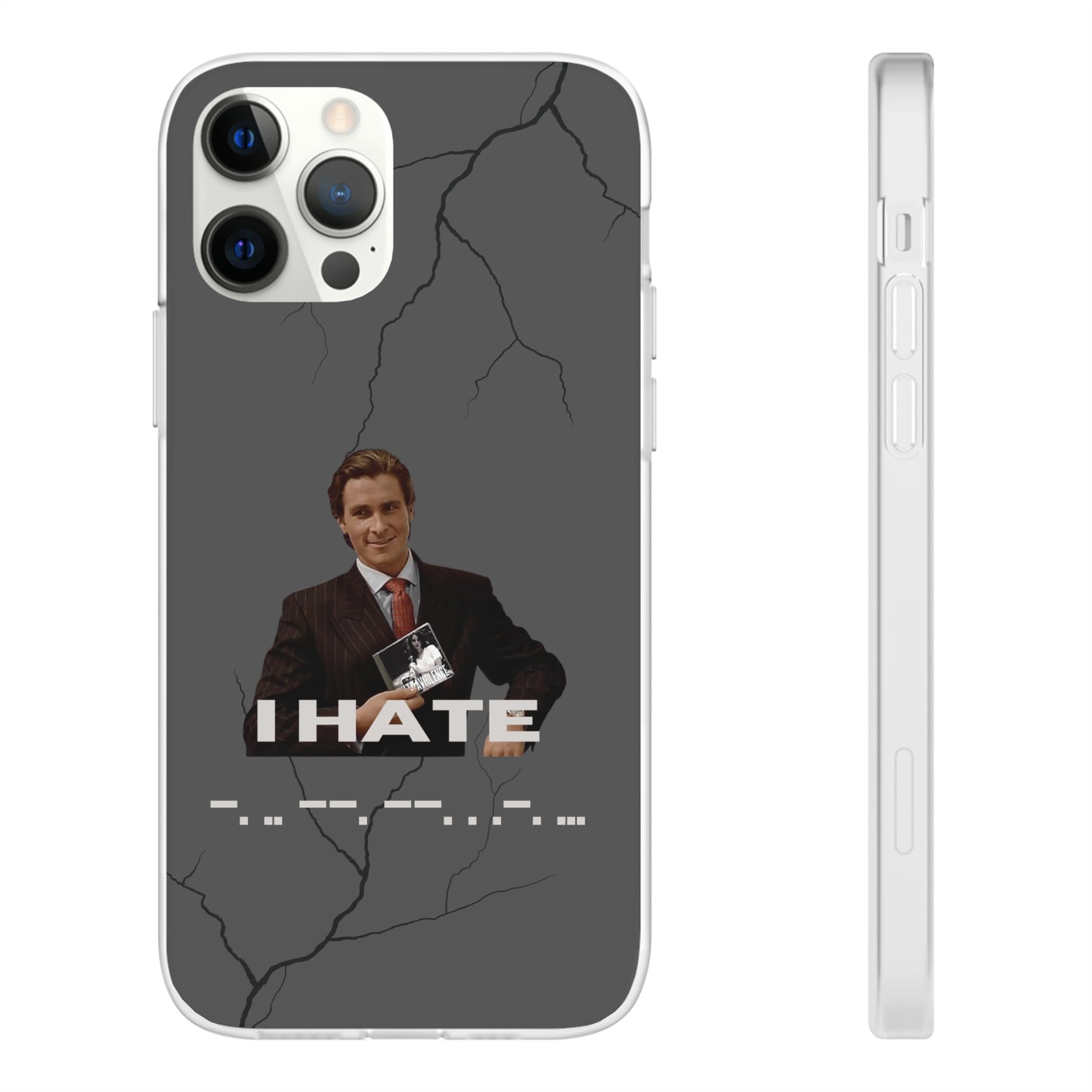 "I hate -. .. --. --. . .-. ... " High Quality Phone Case