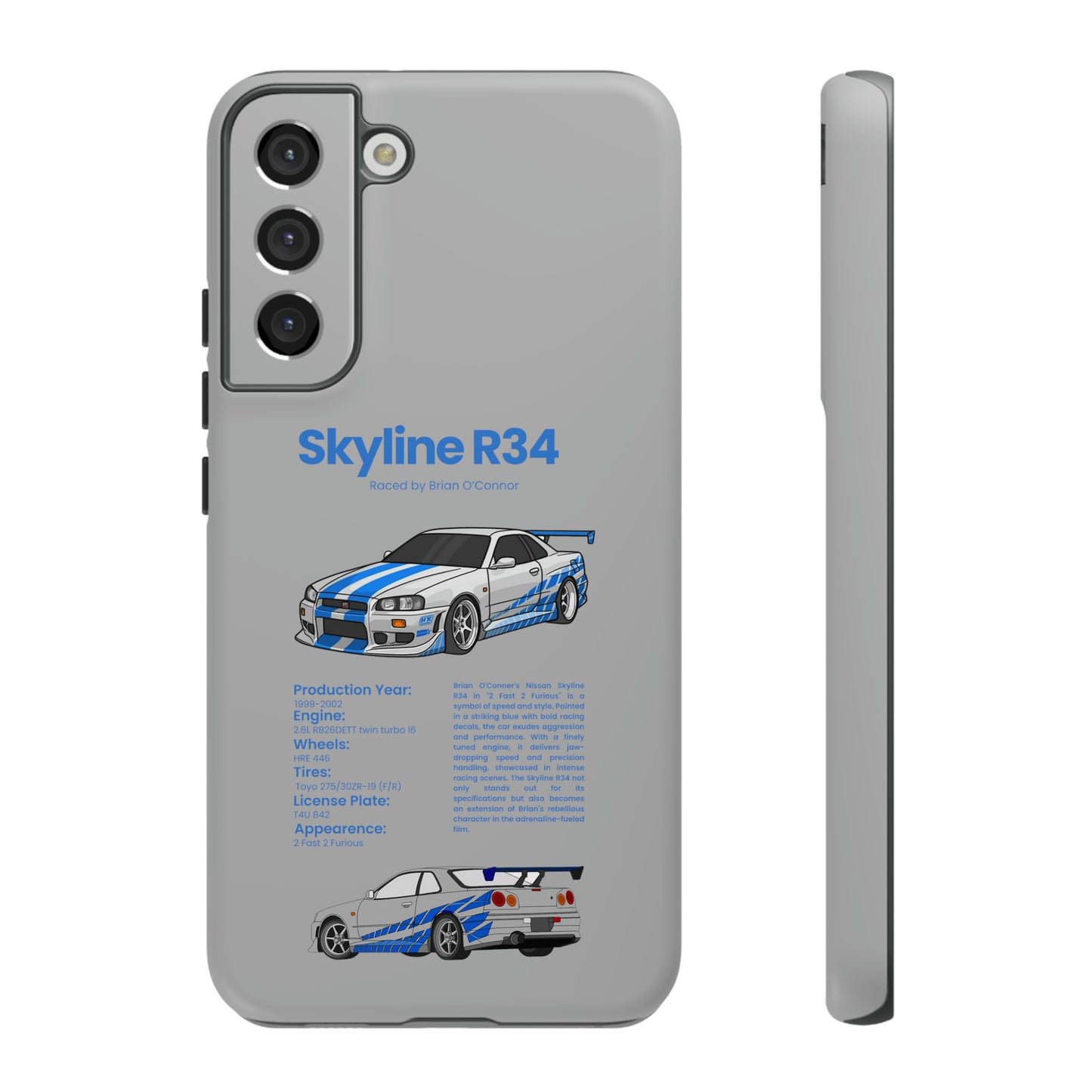 "Skyline R34" Premium Quality Phone Case