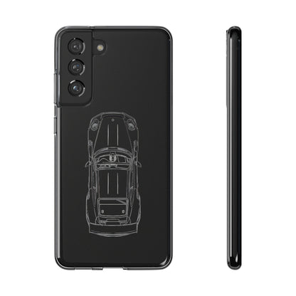 "Car Blueprint" High Quality Phone Case