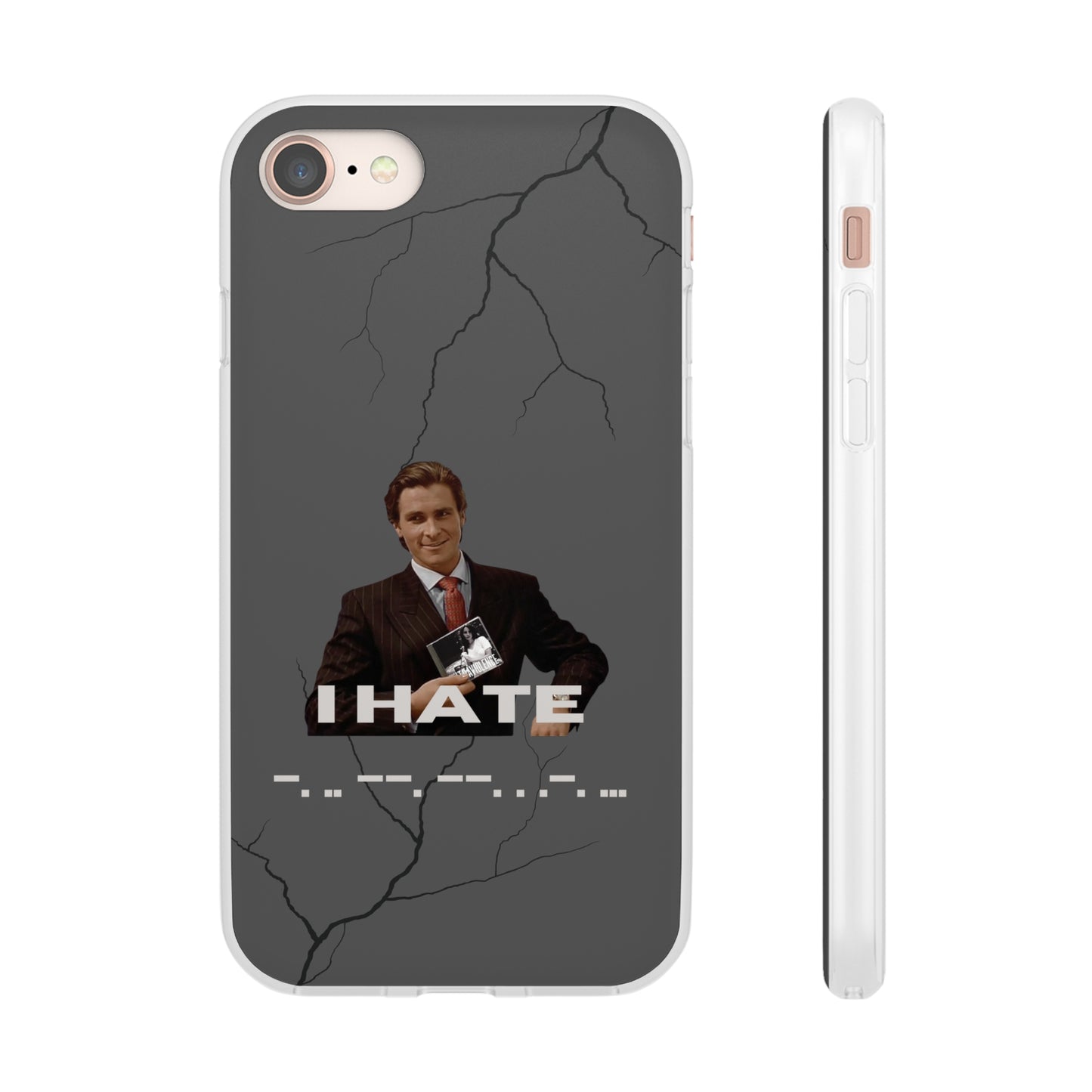 "I hate -. .. --. --. . .-. ... " High Quality Phone Case