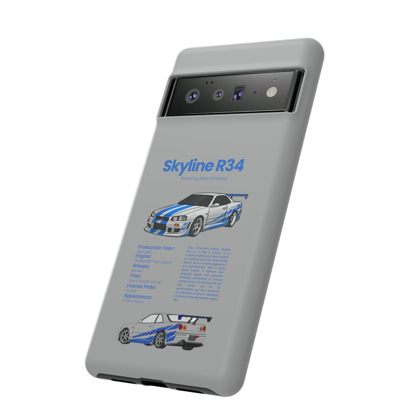 "Skyline R34" Premium Quality Phone Case