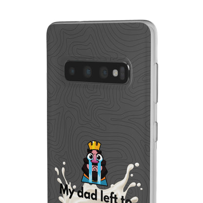 "My dad left to get milk" High Quality Phone Case