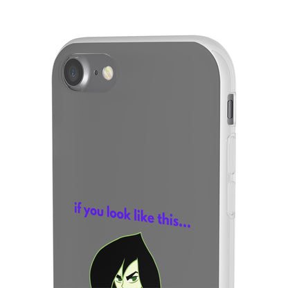 "If you look like this..." High Quality Phone Case