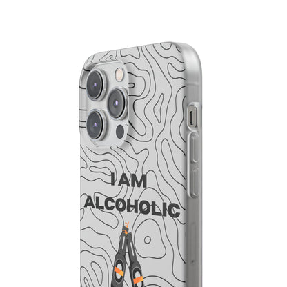 "I am alcoholic" High Quality Phone Case