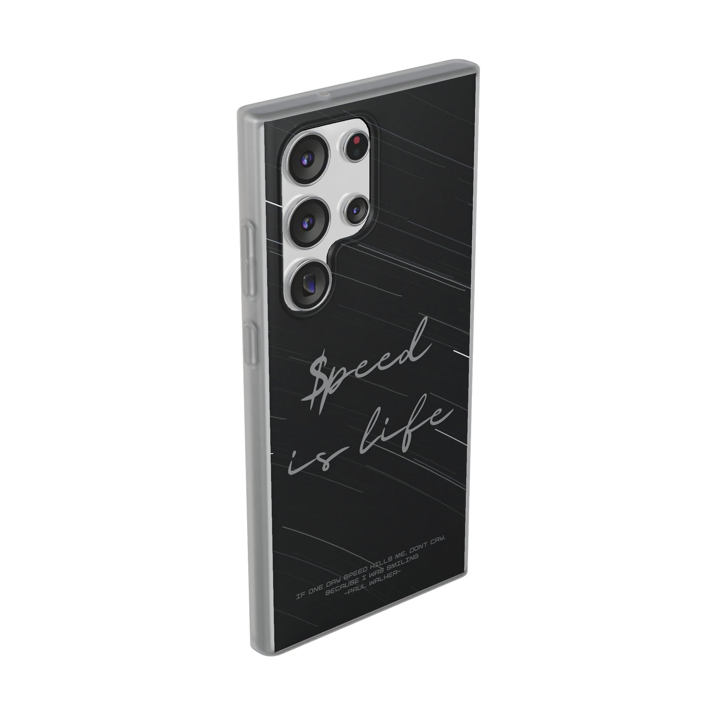 "Speed is life" High Quality Phone Case