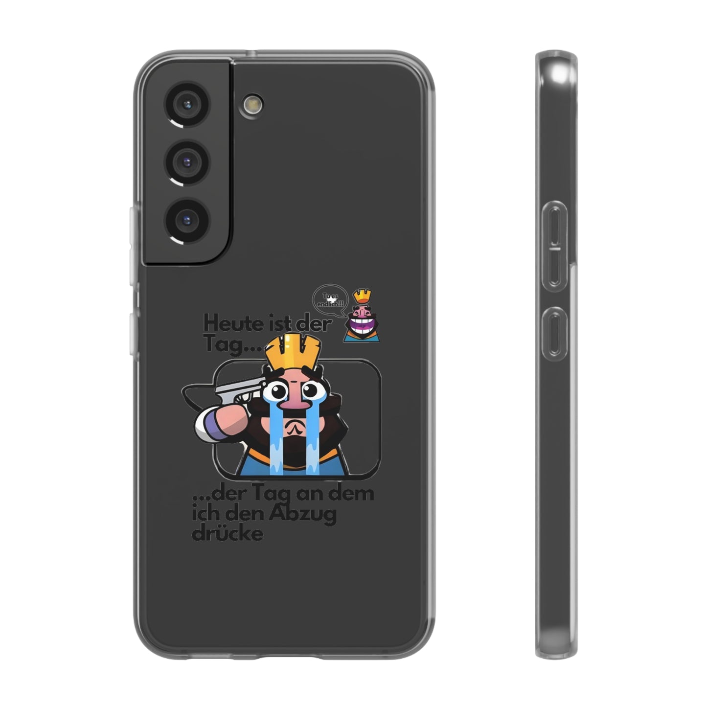 "Heute ist der Tag ... der Tag an dem ich den Abzug drücke" High Quality Phone Case