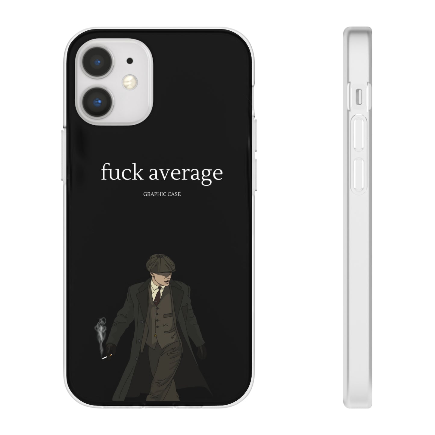 "fuck average" High Quality Phone Case