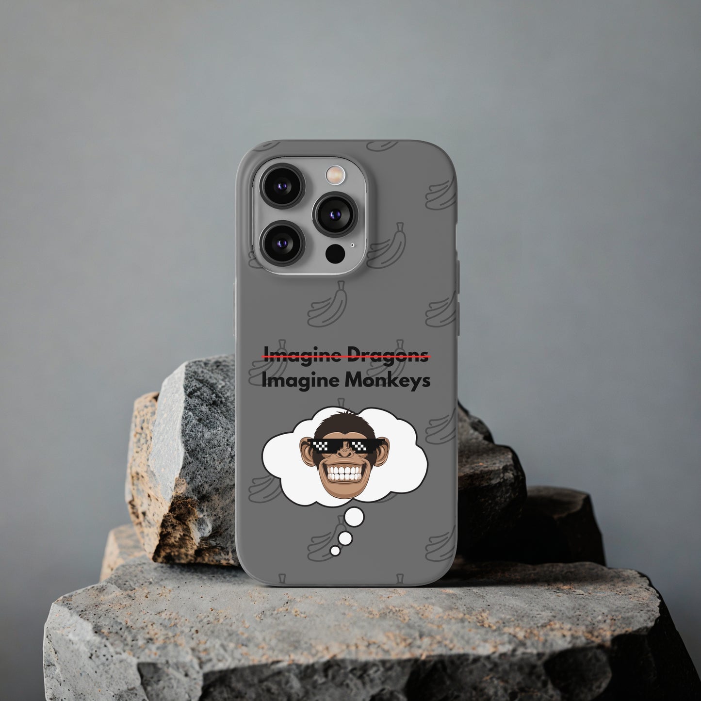 "Imagine Monkeys" High Quality Phone Case