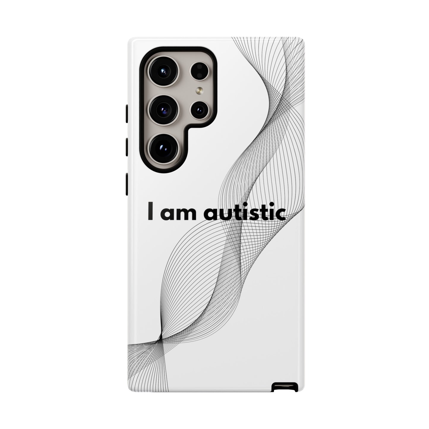 "I am autistic" Premium Quality Phone Case