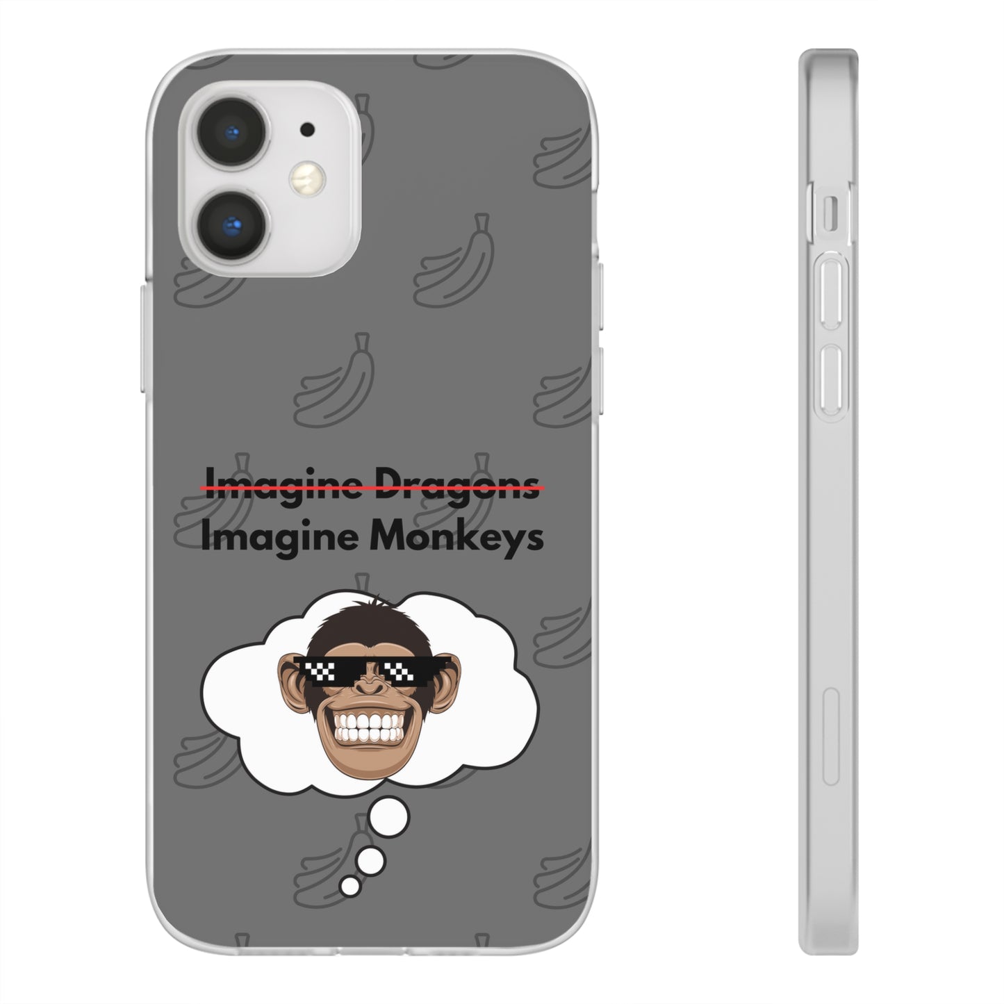 "Imagine Monkeys" High Quality Phone Case