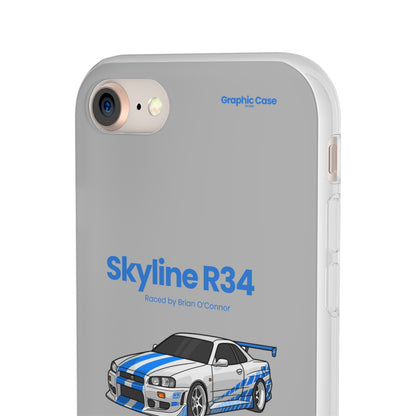 "Skyline R34" High Quality Phone Cases