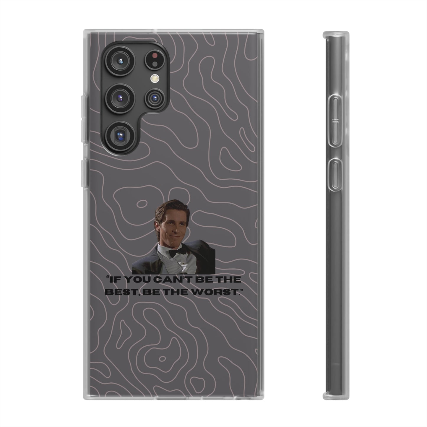 "If you can't be the best, be the worst" High Quality Phone Case