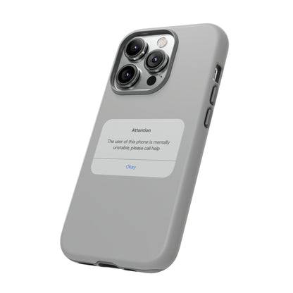 "Attention Notification" Premium Quality Phone Case