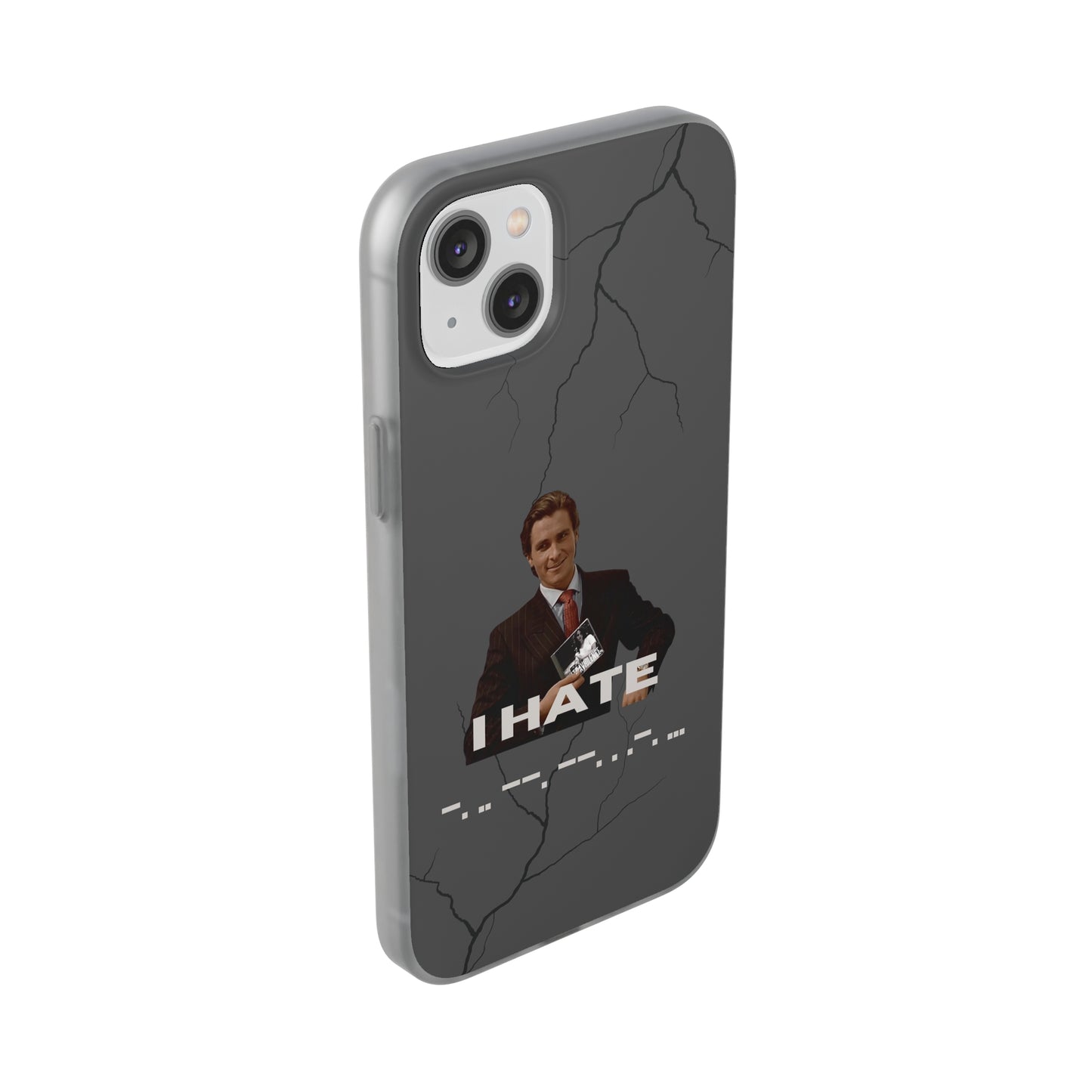 "I hate -. .. --. --. . .-. ... " High Quality Phone Case