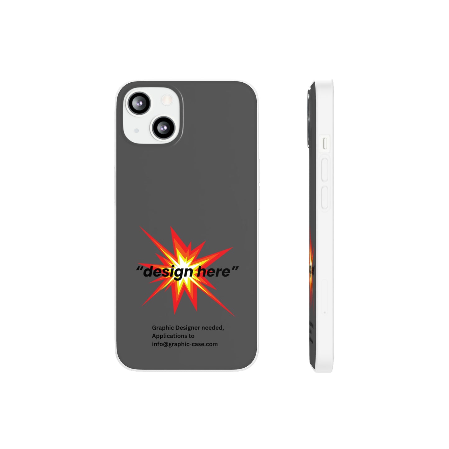 "Design here" High Quality Phone Case