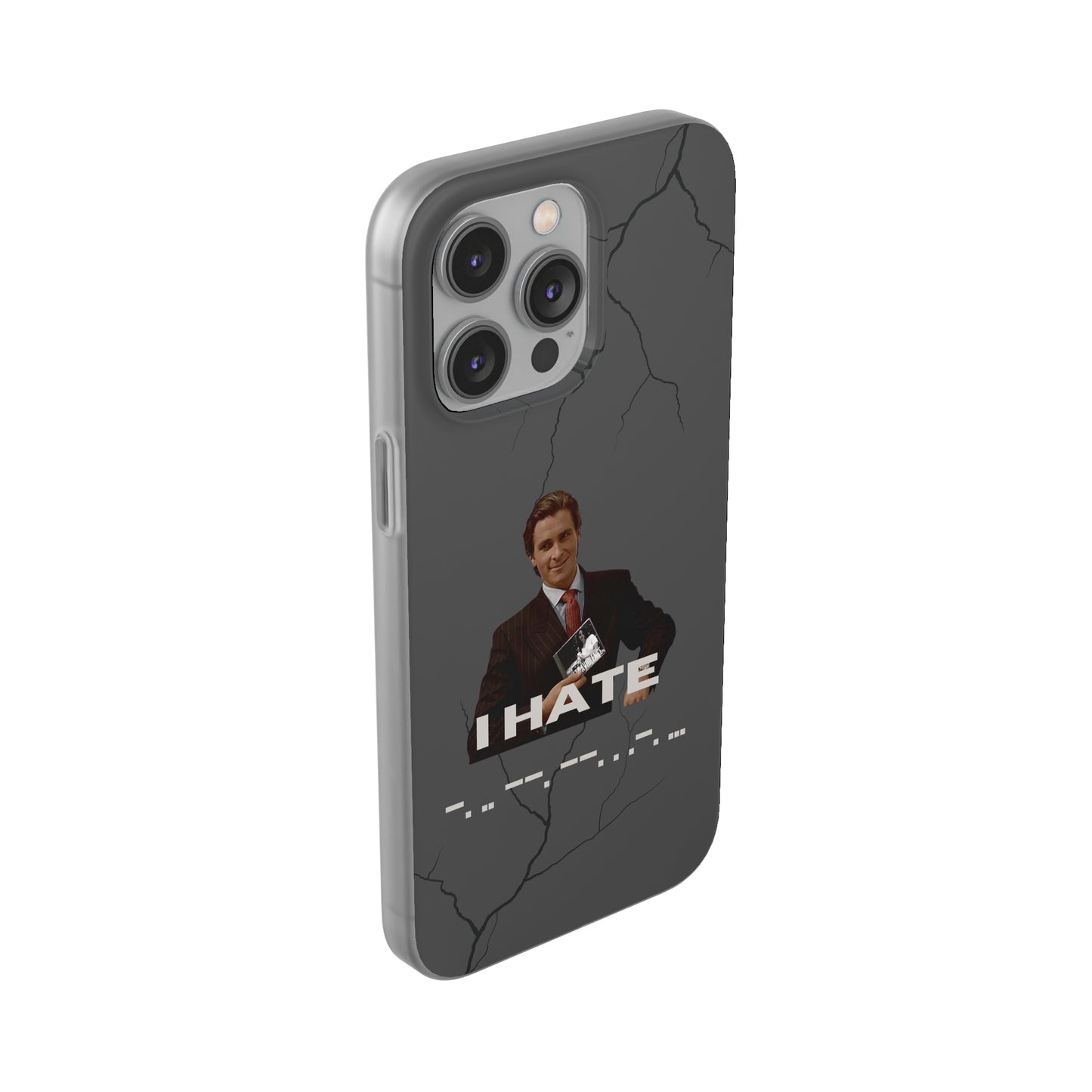 "I hate -. .. --. --. . .-. ... " High Quality Phone Case