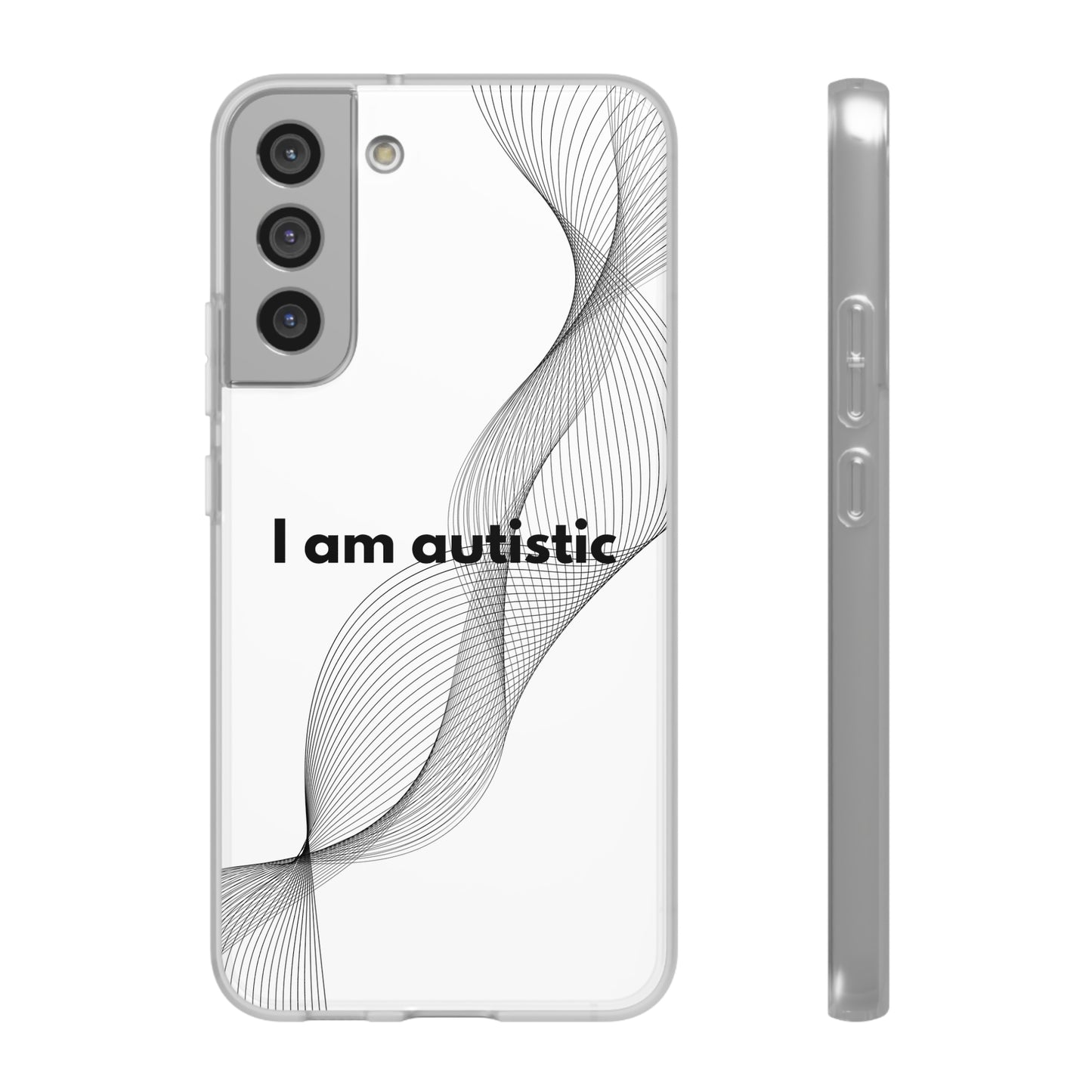 "I am autistic" High Quality Phone Case