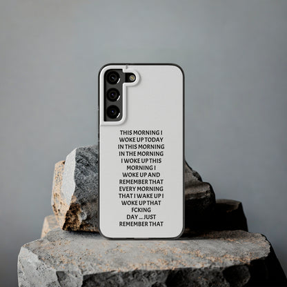 "THIS MORNING" High Quality Phone Case