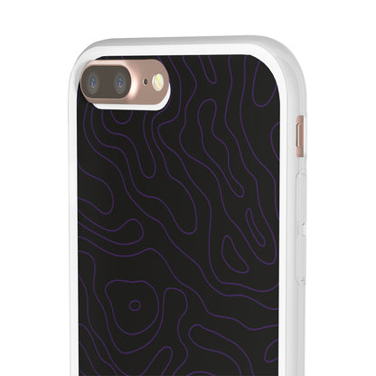 "Purple Topography" High Quality Phone Case