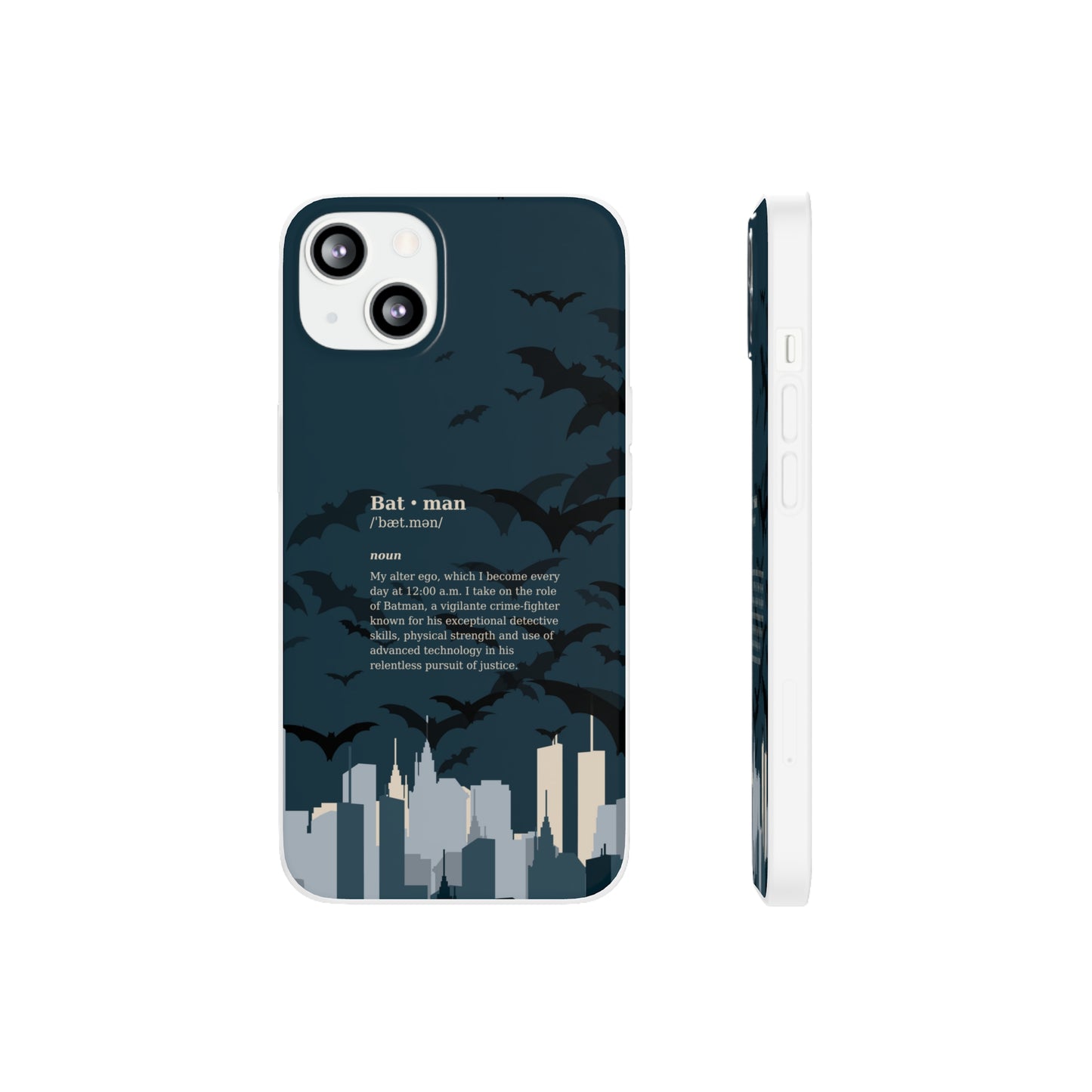 "Batman Definition" High Quality Phone Case