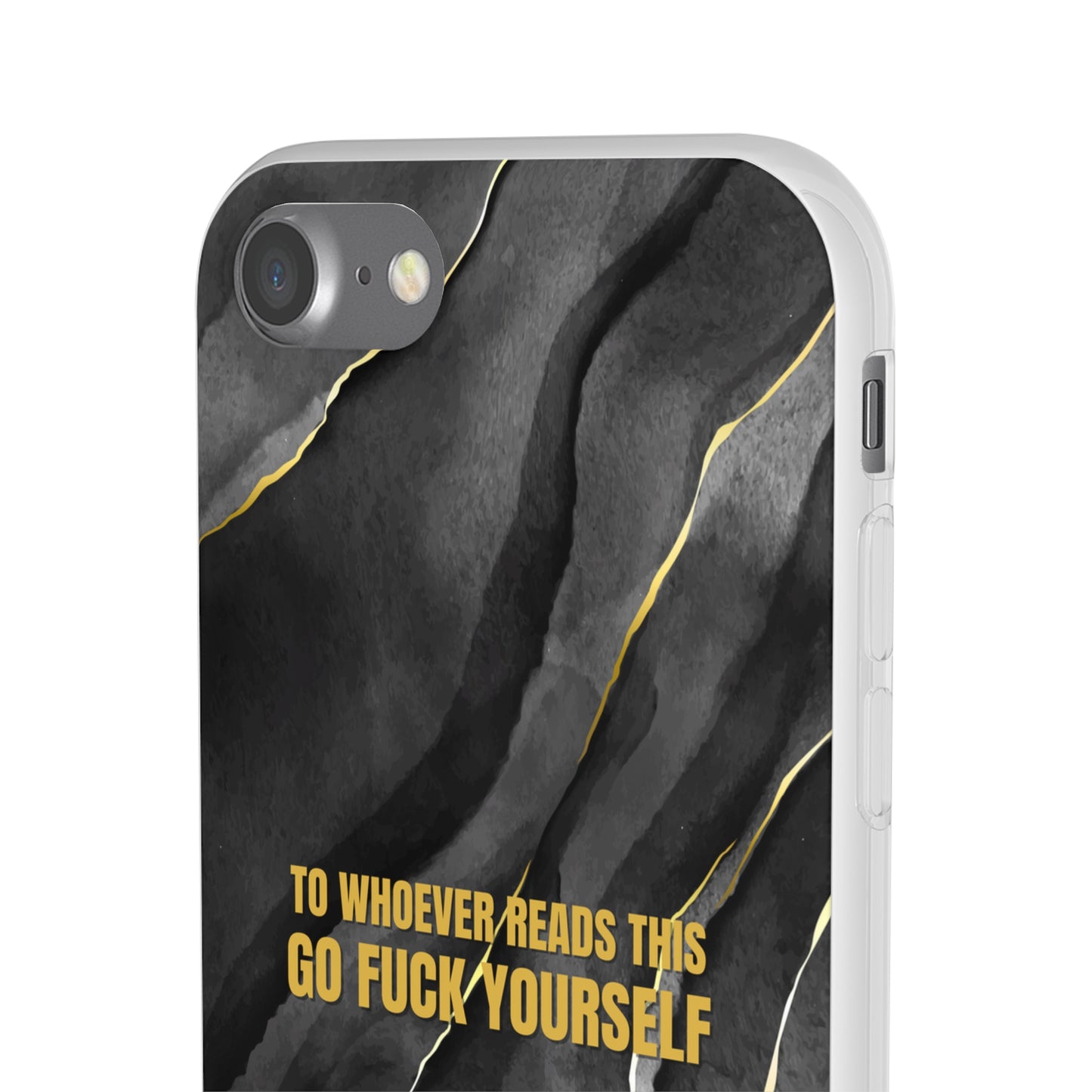 "to whoever reads this, go fuck yourself" High Quality Phone Case