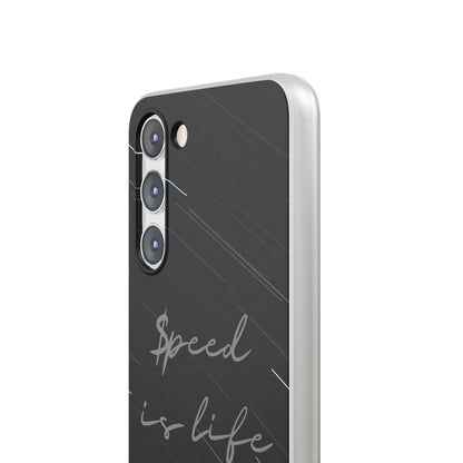 "Speed is life" High Quality Phone Case