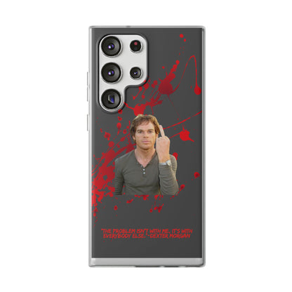 Dexter Middle Finger High Quality Phone Case