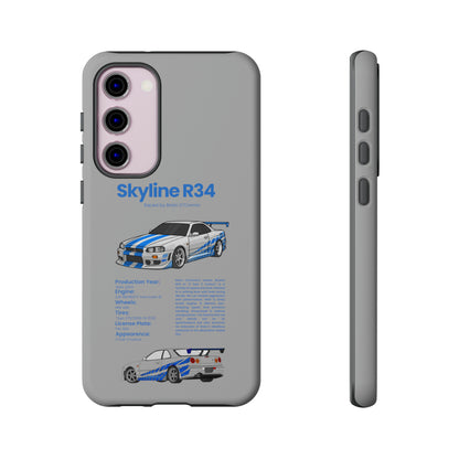 "Skyline R34" Premium Quality Phone Case