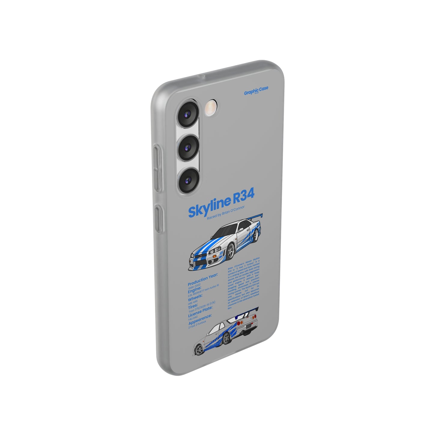 "Skyline R34" High Quality Phone Cases