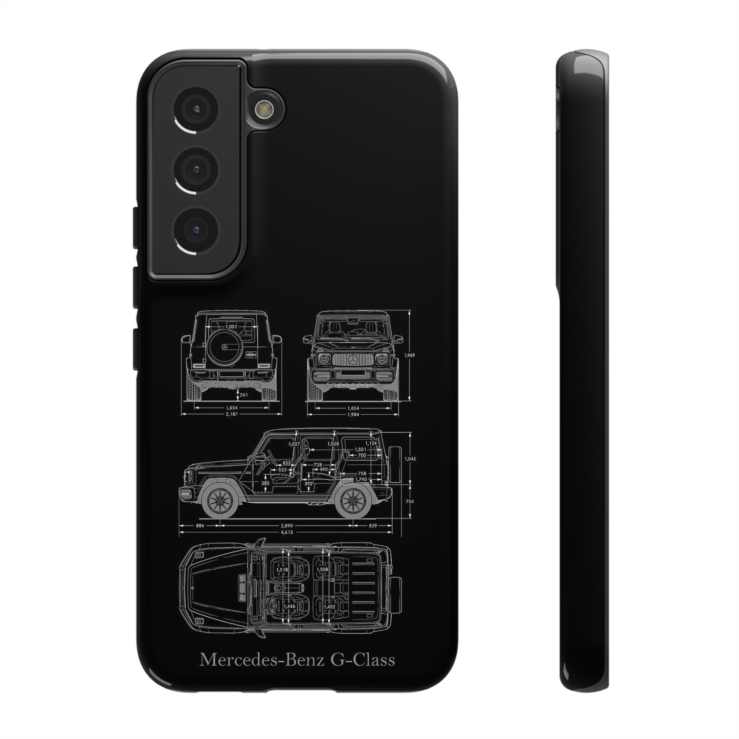 "Wagon Blueprint" Premium Quality Phone Case