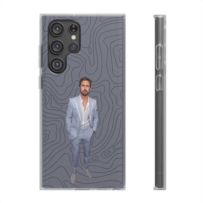 "Ryan Gosling blue" High Quality Phone Case