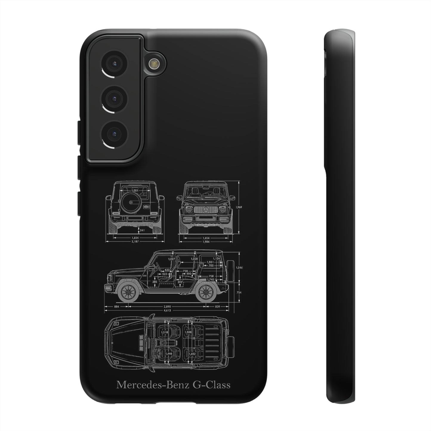 "Wagon Blueprint" Premium Quality Phone Case