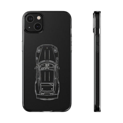 "Car Blueprint" High Quality Phone Case