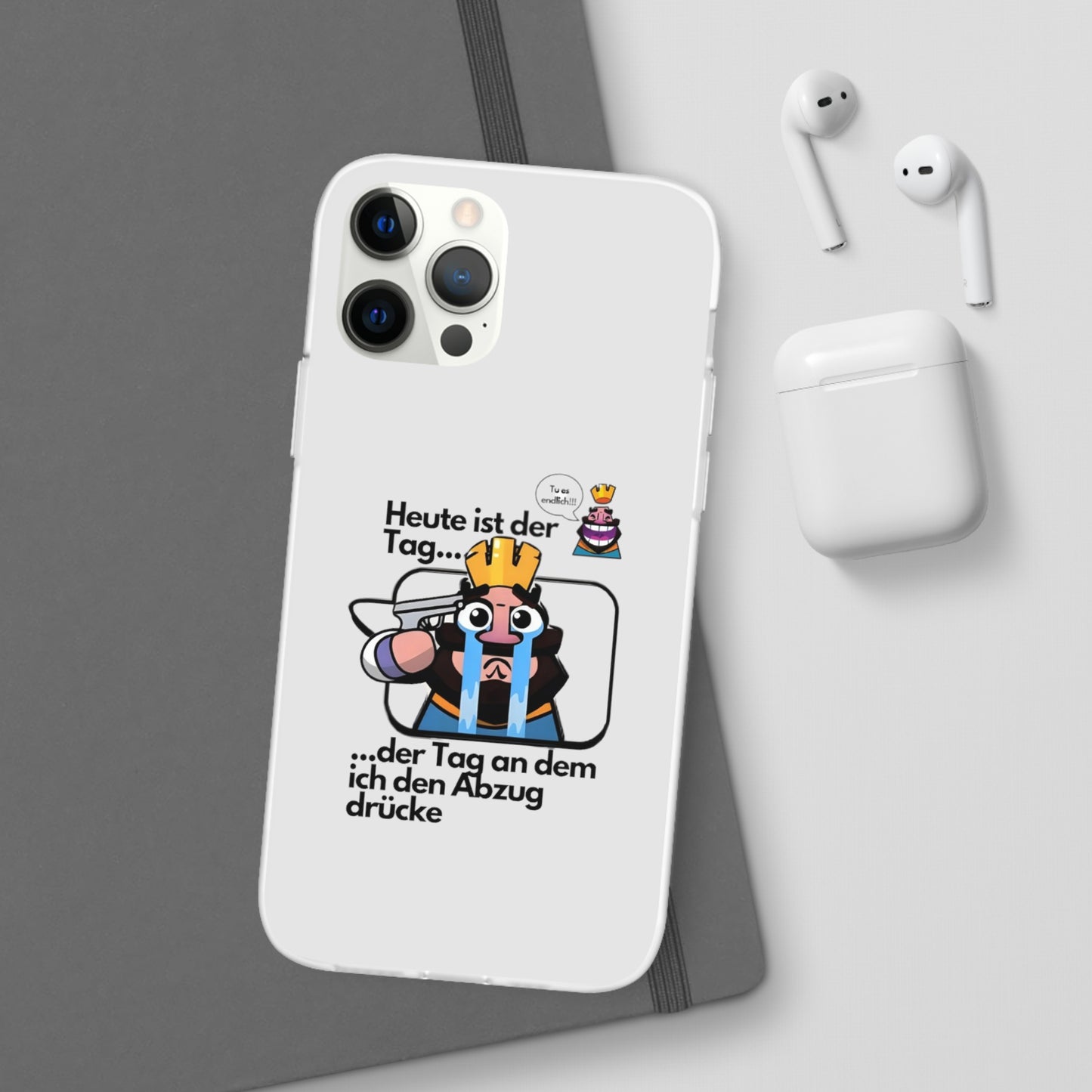 "Heute ist der Tag ... der Tag an dem ich den Abzug drücke" High Quality Phone Case