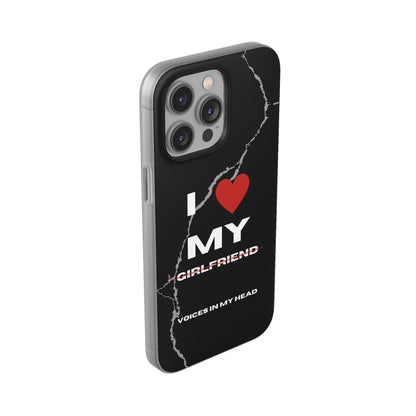 "I love my voices in my head" High Quality Phone Case