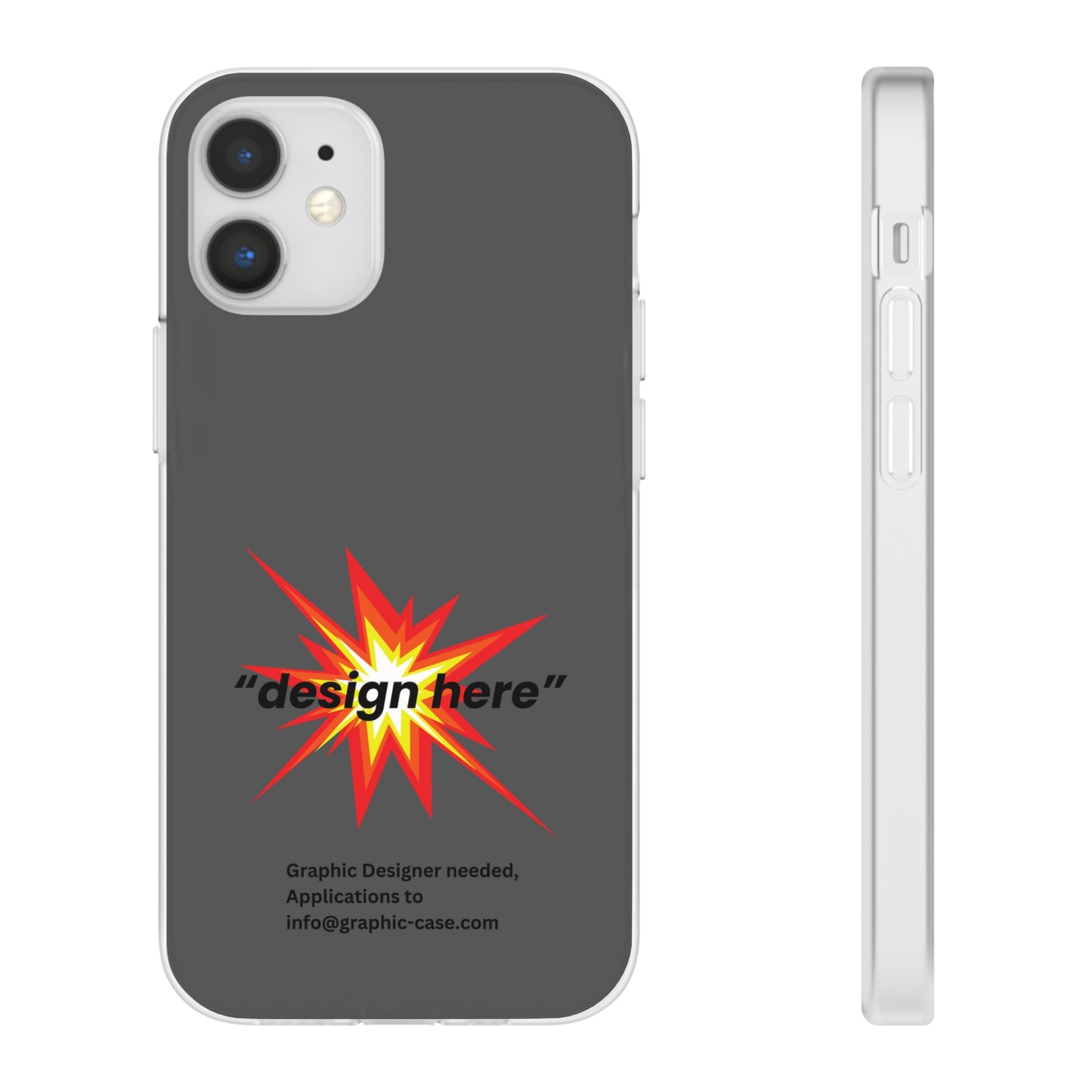 "Design here" High Quality Phone Case