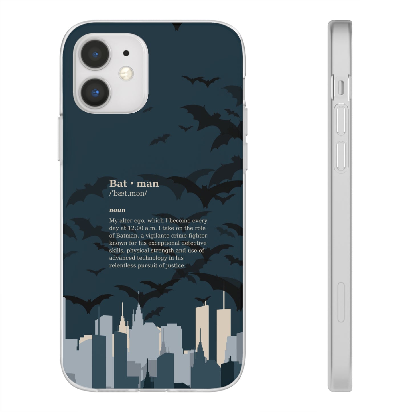 "Batman Definition" High Quality Phone Case