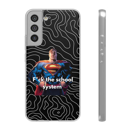 "F*ck the school system" High Quality Phone Case