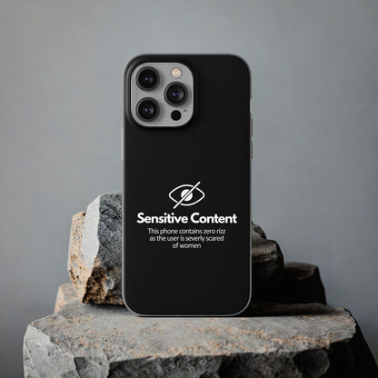 "Sensitive Content" High Quality Phone Case